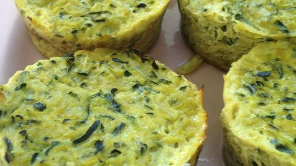 Flan de courgette à la menthe par Cécile